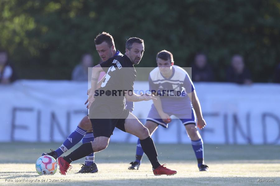 Sportgelände, Steinfeld, 28.05.2024, sport, action, BFV, Fussball, Relegation, Relegation Kreisliga Würzburg 4, TSV, SVS, TSV Duttenbrunn, SV Sendelbach-Steinbach - Bild-ID: 2412087