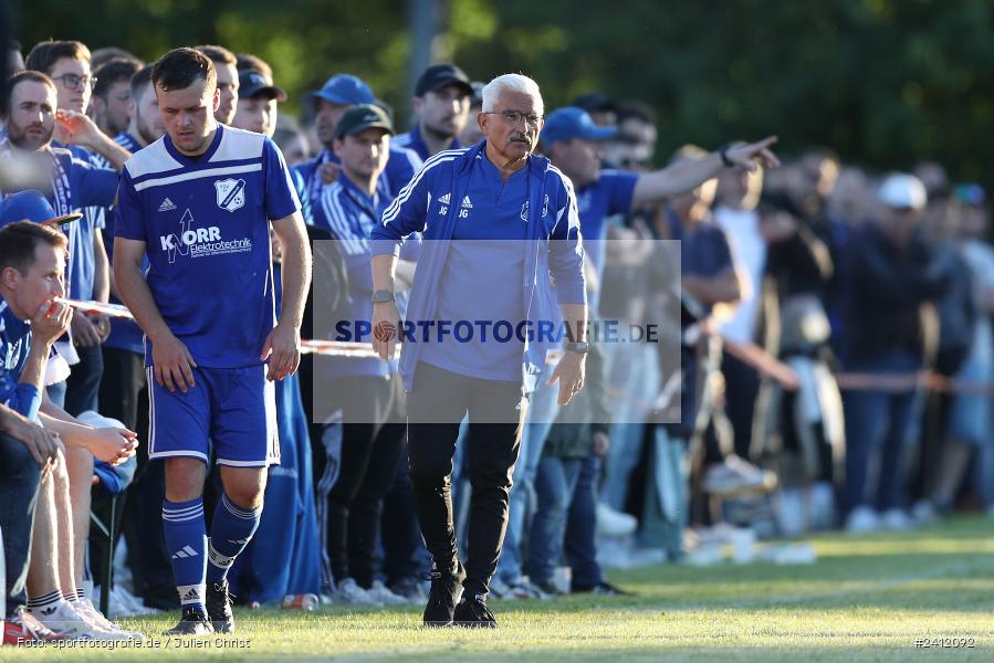 Sportgelände, Steinfeld, 28.05.2024, sport, action, BFV, Fussball, Relegation, Relegation Kreisliga Würzburg 4, TSV, SVS, TSV Duttenbrunn, SV Sendelbach-Steinbach - Bild-ID: 2412092