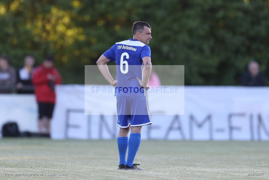 Sportgelände, Steinfeld, 28.05.2024, sport, action, BFV, Fussball, Relegation, Relegation Kreisliga Würzburg 4, TSV, SVS, TSV Duttenbrunn, SV Sendelbach-Steinbach - Bild-ID: 2412097