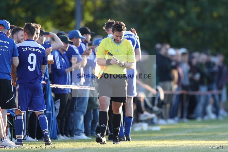 Sportgelände, Steinfeld, 28.05.2024, sport, action, BFV, Fussball, Relegation, Relegation Kreisliga Würzburg 4, TSV, SVS, TSV Duttenbrunn, SV Sendelbach-Steinbach - Bild-ID: 2412098