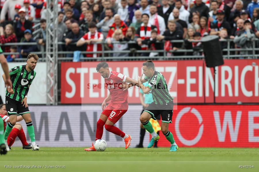 AKON Arena, Würzburg, 29.05.2024, sport, action, DFB, Fussball, Relegation, Relegation zur 3. Liga, H96, FWK, Hannover 96 II, FC Würzburger Kickers - Bild-ID: 2412134