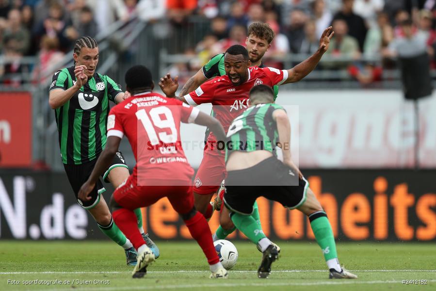 AKON Arena, Würzburg, 29.05.2024, sport, action, DFB, Fussball, Relegation, Relegation zur 3. Liga, H96, FWK, Hannover 96 II, FC Würzburger Kickers - Bild-ID: 2412182