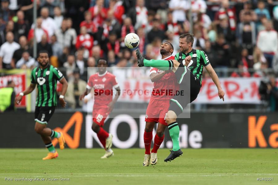 AKON Arena, Würzburg, 29.05.2024, sport, action, DFB, Fussball, Relegation, Relegation zur 3. Liga, H96, FWK, Hannover 96 II, FC Würzburger Kickers - Bild-ID: 2412201
