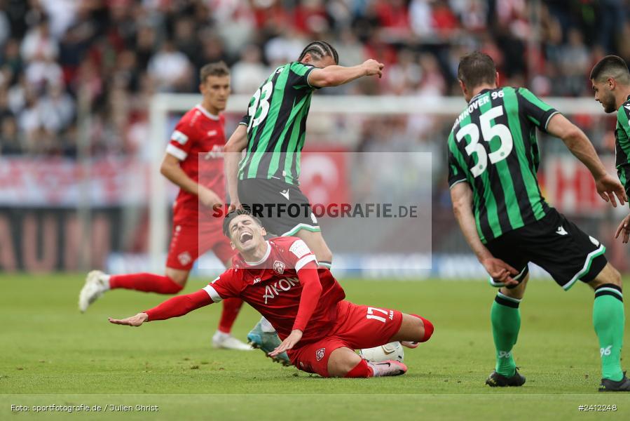 AKON Arena, Würzburg, 29.05.2024, sport, action, DFB, Fussball, Relegation, Relegation zur 3. Liga, H96, FWK, Hannover 96 II, FC Würzburger Kickers - Bild-ID: 2412248
