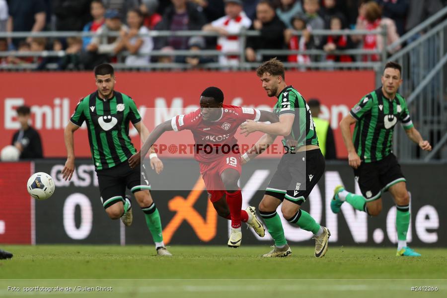 AKON Arena, Würzburg, 29.05.2024, sport, action, DFB, Fussball, Relegation, Relegation zur 3. Liga, H96, FWK, Hannover 96 II, FC Würzburger Kickers - Bild-ID: 2412266