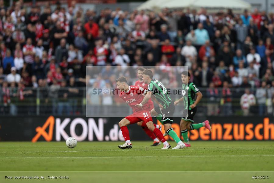 AKON Arena, Würzburg, 29.05.2024, sport, action, DFB, Fussball, Relegation, Relegation zur 3. Liga, H96, FWK, Hannover 96 II, FC Würzburger Kickers - Bild-ID: 2412270