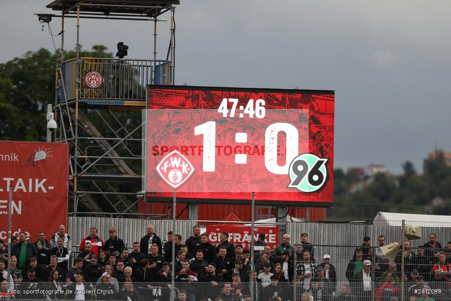 AKON Arena, Würzburg, 29.05.2024, sport, action, DFB, Fussball, Relegation, Relegation zur 3. Liga, H96, FWK, Hannover 96 II, FC Würzburger Kickers - Bild-ID: 2412288