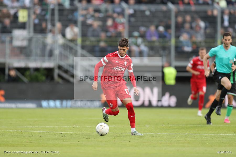 AKON Arena, Würzburg, 29.05.2024, sport, action, DFB, Fussball, Relegation, Relegation zur 3. Liga, H96, FWK, Hannover 96 II, FC Würzburger Kickers - Bild-ID: 2412316