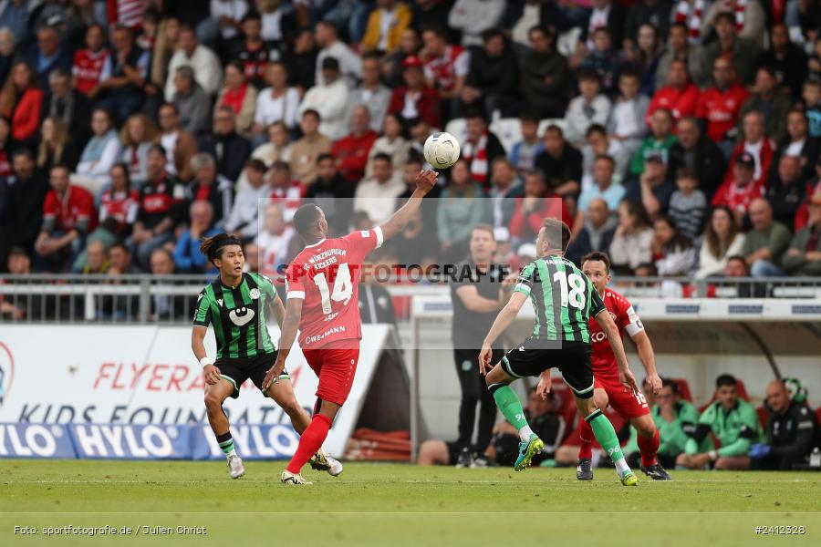 AKON Arena, Würzburg, 29.05.2024, sport, action, DFB, Fussball, Relegation, Relegation zur 3. Liga, H96, FWK, Hannover 96 II, FC Würzburger Kickers - Bild-ID: 2412328