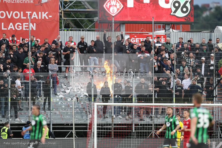 AKON Arena, Würzburg, 29.05.2024, sport, action, DFB, Fussball, Relegation, Relegation zur 3. Liga, H96, FWK, Hannover 96 II, FC Würzburger Kickers - Bild-ID: 2412331