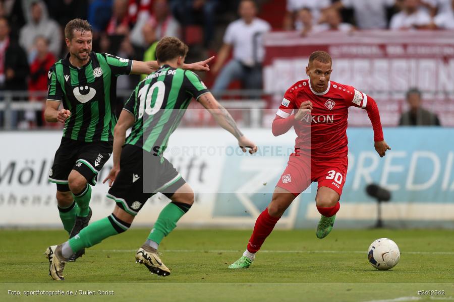 AKON Arena, Würzburg, 29.05.2024, sport, action, DFB, Fussball, Relegation, Relegation zur 3. Liga, H96, FWK, Hannover 96 II, FC Würzburger Kickers - Bild-ID: 2412342