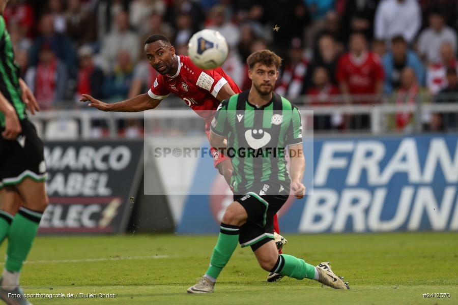 AKON Arena, Würzburg, 29.05.2024, sport, action, DFB, Fussball, Relegation, Relegation zur 3. Liga, H96, FWK, Hannover 96 II, FC Würzburger Kickers - Bild-ID: 2412370
