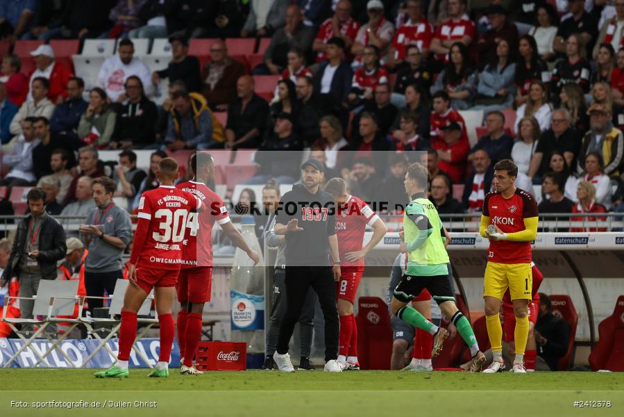 AKON Arena, Würzburg, 29.05.2024, sport, action, DFB, Fussball, Relegation, Relegation zur 3. Liga, H96, FWK, Hannover 96 II, FC Würzburger Kickers - Bild-ID: 2412378