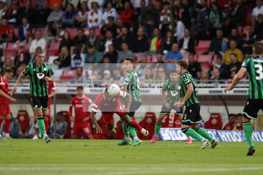 AKON Arena, Würzburg, 29.05.2024, sport, action, DFB, Fussball, Relegation, Relegation zur 3. Liga, H96, FWK, Hannover 96 II, FC Würzburger Kickers - Bild-ID: 2412384