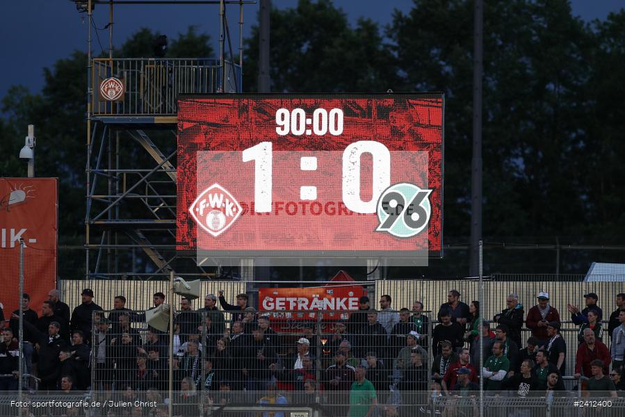 AKON Arena, Würzburg, 29.05.2024, sport, action, DFB, Fussball, Relegation, Relegation zur 3. Liga, H96, FWK, Hannover 96 II, FC Würzburger Kickers - Bild-ID: 2412400 AKON Arena, Würzburg, 29.05.2024, sport, action, DFB, Fussball, Relegation, Relegation zur 3. Liga, H96, FWK, Hannover 96 II, FC Würzburger Kickers - Bild-ID: 2412400
