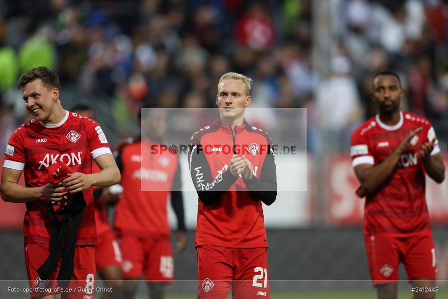 AKON Arena, Würzburg, 29.05.2024, sport, action, DFB, Fussball, Relegation, Relegation zur 3. Liga, H96, FWK, Hannover 96 II, FC Würzburger Kickers - Bild-ID: 2412443