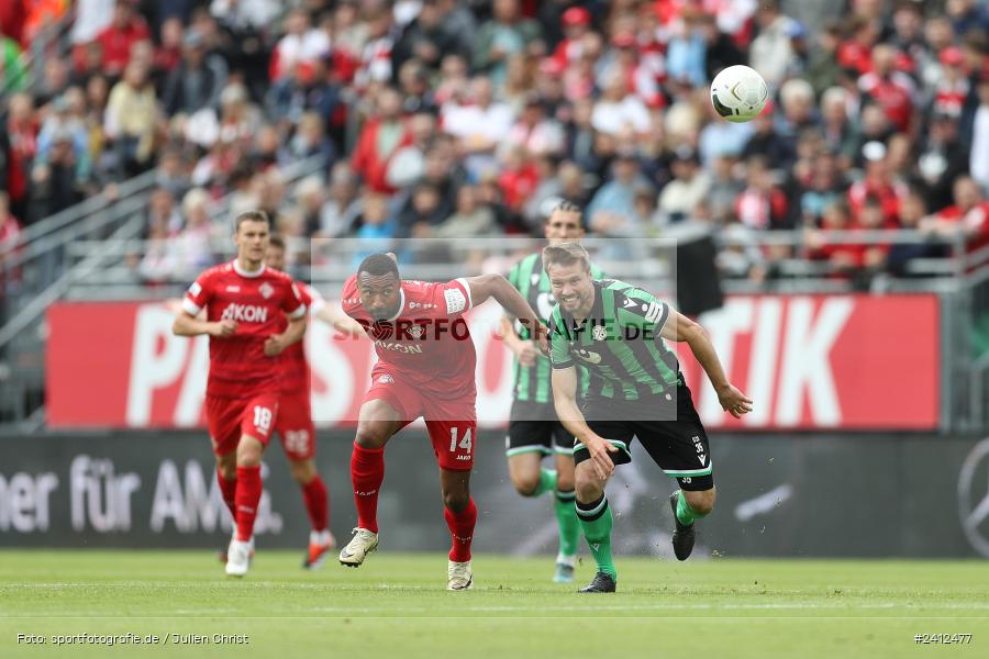 AKON Arena, Würzburg, 29.05.2024, sport, action, DFB, Fussball, Relegation, Relegation zur 3. Liga, H96, FWK, Hannover 96 II, FC Würzburger Kickers - Bild-ID: 2412477