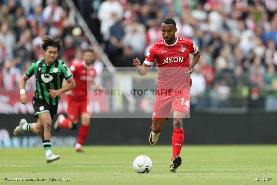 AKON Arena, Würzburg, 29.05.2024, sport, action, DFB, Fussball, Relegation, Relegation zur 3. Liga, H96, FWK, Hannover 96 II, FC Würzburger Kickers - Bild-ID: 2412489 AKON Arena, Würzburg, 29.05.2024, sport, action, DFB, Fussball, Relegation, Relegation zur 3. Liga, H96, FWK, Hannover 96 II, FC Würzburger Kickers - Bild-ID: 2412489
