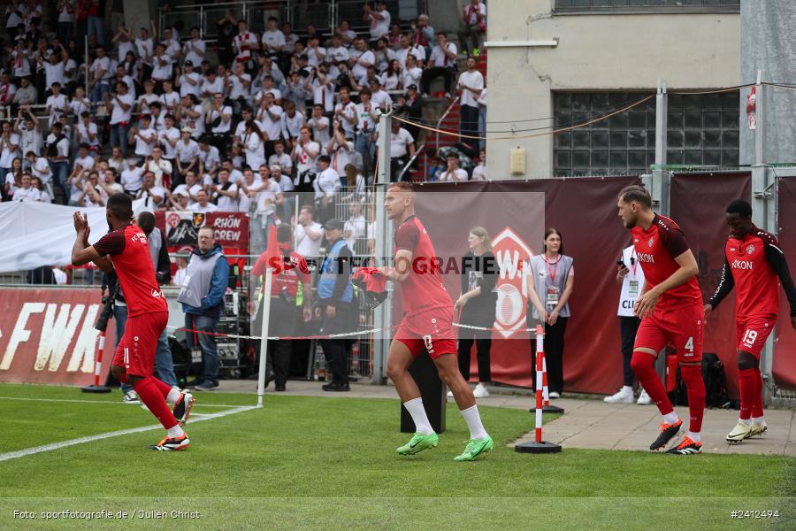 AKON Arena, Würzburg, 29.05.2024, sport, action, DFB, Fussball, Relegation, Relegation zur 3. Liga, H96, FWK, Hannover 96 II, FC Würzburger Kickers - Bild-ID: 2412494