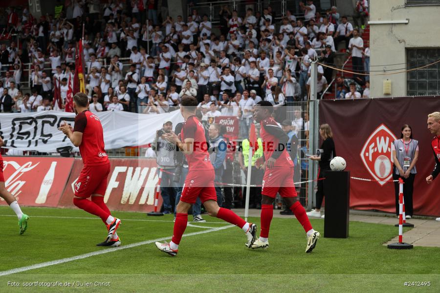 AKON Arena, Würzburg, 29.05.2024, sport, action, DFB, Fussball, Relegation, Relegation zur 3. Liga, H96, FWK, Hannover 96 II, FC Würzburger Kickers - Bild-ID: 2412495