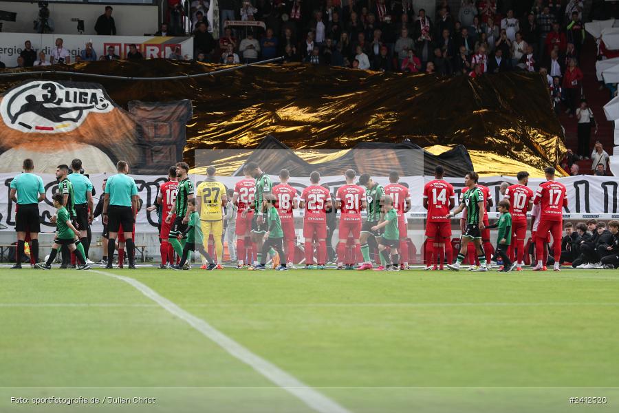 AKON Arena, Würzburg, 29.05.2024, sport, action, DFB, Fussball, Relegation, Relegation zur 3. Liga, H96, FWK, Hannover 96 II, FC Würzburger Kickers - Bild-ID: 2412520