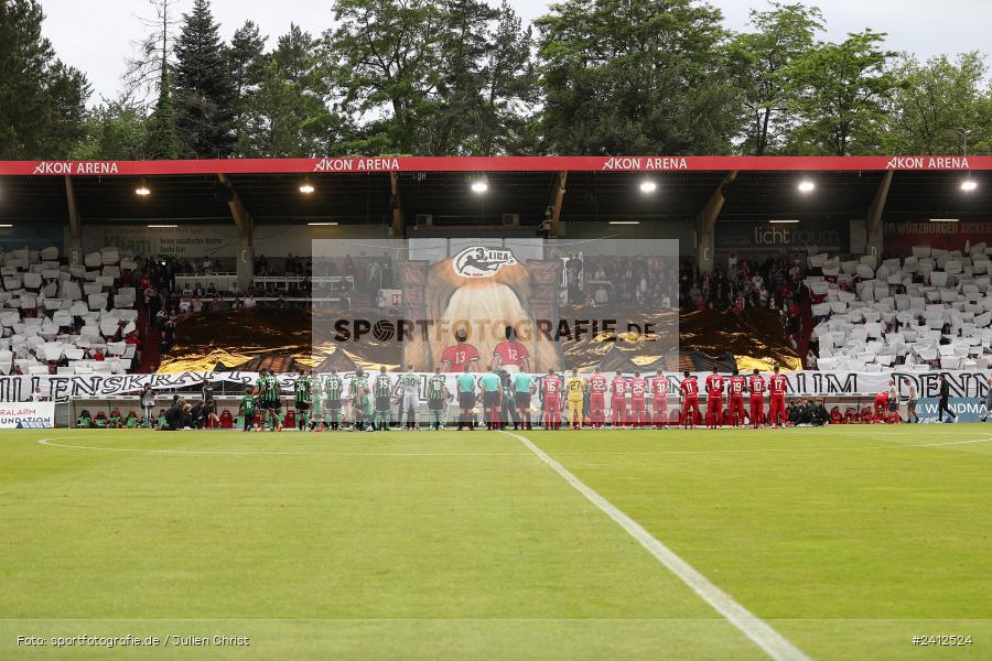 AKON Arena, Würzburg, 29.05.2024, sport, action, DFB, Fussball, Relegation, Relegation zur 3. Liga, H96, FWK, Hannover 96 II, FC Würzburger Kickers - Bild-ID: 2412524
