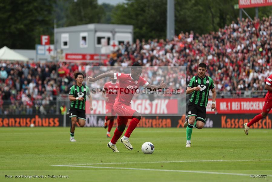 AKON Arena, Würzburg, 29.05.2024, sport, action, DFB, Fussball, Relegation, Relegation zur 3. Liga, H96, FWK, Hannover 96 II, FC Würzburger Kickers - Bild-ID: 2412537 AKON Arena, Würzburg, 29.05.2024, sport, action, DFB, Fussball, Relegation, Relegation zur 3. Liga, H96, FWK, Hannover 96 II, FC Würzburger Kickers - Bild-ID: 2412537