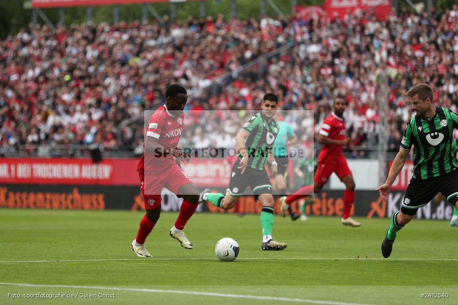 AKON Arena, Würzburg, 29.05.2024, sport, action, DFB, Fussball, Relegation, Relegation zur 3. Liga, H96, FWK, Hannover 96 II, FC Würzburger Kickers - Bild-ID: 2412540 AKON Arena, Würzburg, 29.05.2024, sport, action, DFB, Fussball, Relegation, Relegation zur 3. Liga, H96, FWK, Hannover 96 II, FC Würzburger Kickers - Bild-ID: 2412540