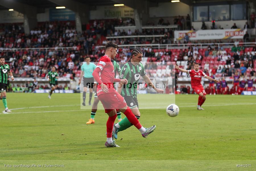 AKON Arena, Würzburg, 29.05.2024, sport, action, DFB, Fussball, Relegation, Relegation zur 3. Liga, H96, FWK, Hannover 96 II, FC Würzburger Kickers - Bild-ID: 2412571