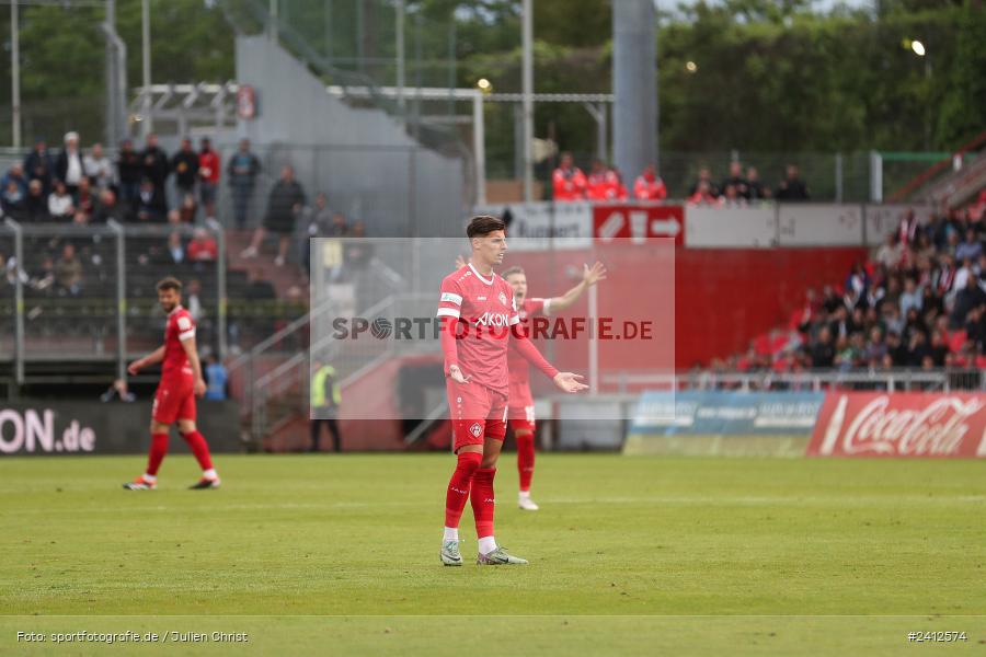 AKON Arena, Würzburg, 29.05.2024, sport, action, DFB, Fussball, Relegation, Relegation zur 3. Liga, H96, FWK, Hannover 96 II, FC Würzburger Kickers - Bild-ID: 2412574