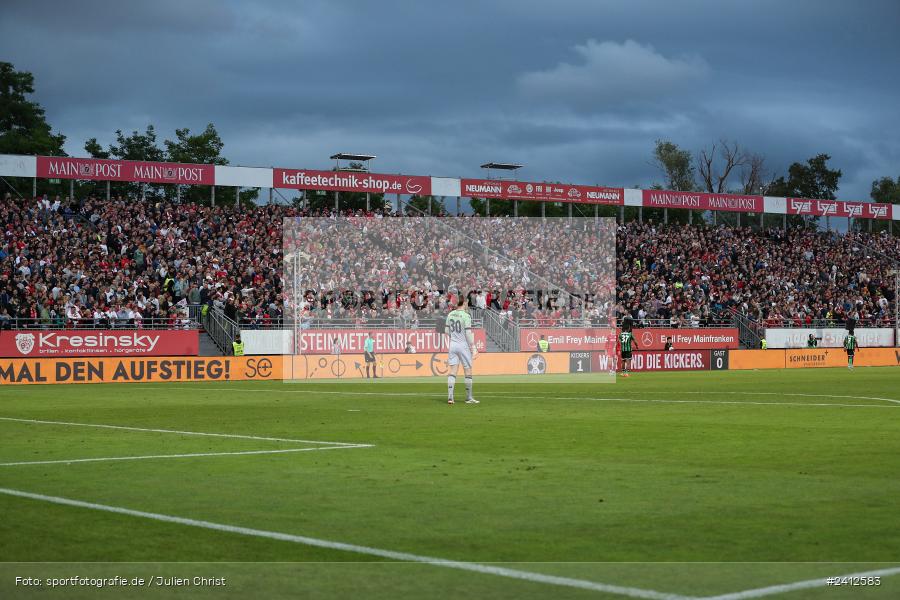 AKON Arena, Würzburg, 29.05.2024, sport, action, DFB, Fussball, Relegation, Relegation zur 3. Liga, H96, FWK, Hannover 96 II, FC Würzburger Kickers - Bild-ID: 2412583