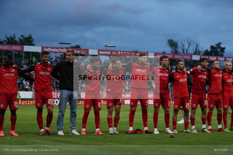 AKON Arena, Würzburg, 29.05.2024, sport, action, DFB, Fussball, Relegation, Relegation zur 3. Liga, H96, FWK, Hannover 96 II, FC Würzburger Kickers - Bild-ID: 2412587