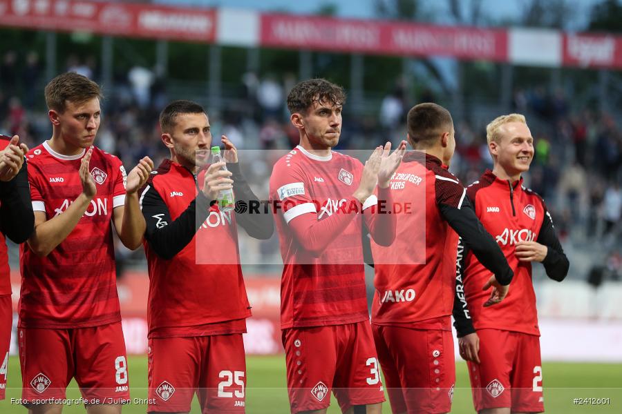 AKON Arena, Würzburg, 29.05.2024, sport, action, DFB, Fussball, Relegation, Relegation zur 3. Liga, H96, FWK, Hannover 96 II, FC Würzburger Kickers - Bild-ID: 2412601