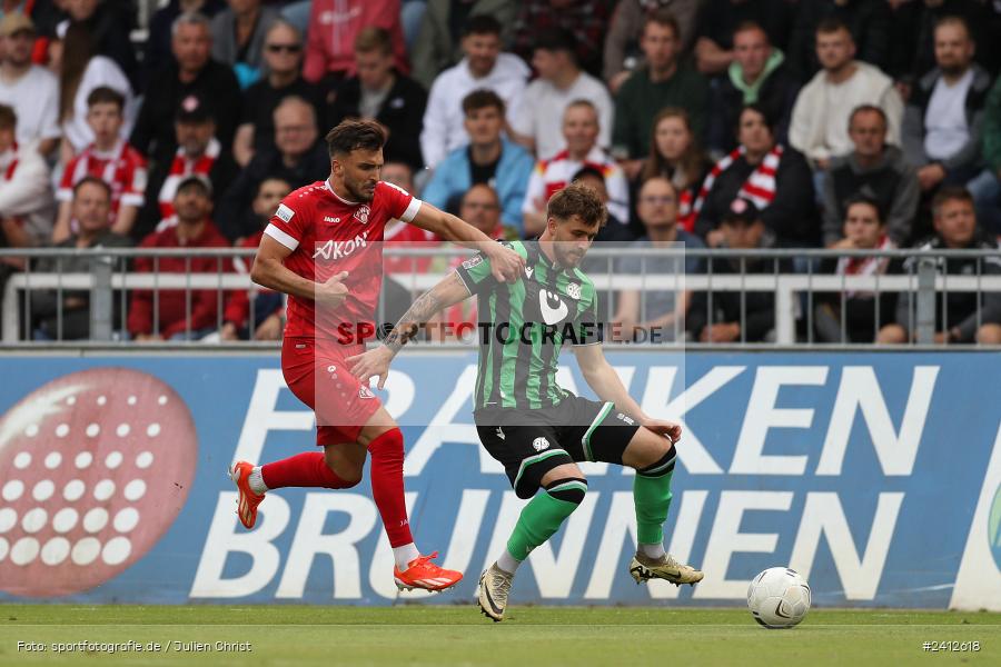 AKON Arena, Würzburg, 29.05.2024, sport, action, DFB, Fussball, Relegation, Relegation zur 3. Liga, H96, FWK, Hannover 96 II, FC Würzburger Kickers - Bild-ID: 2412618