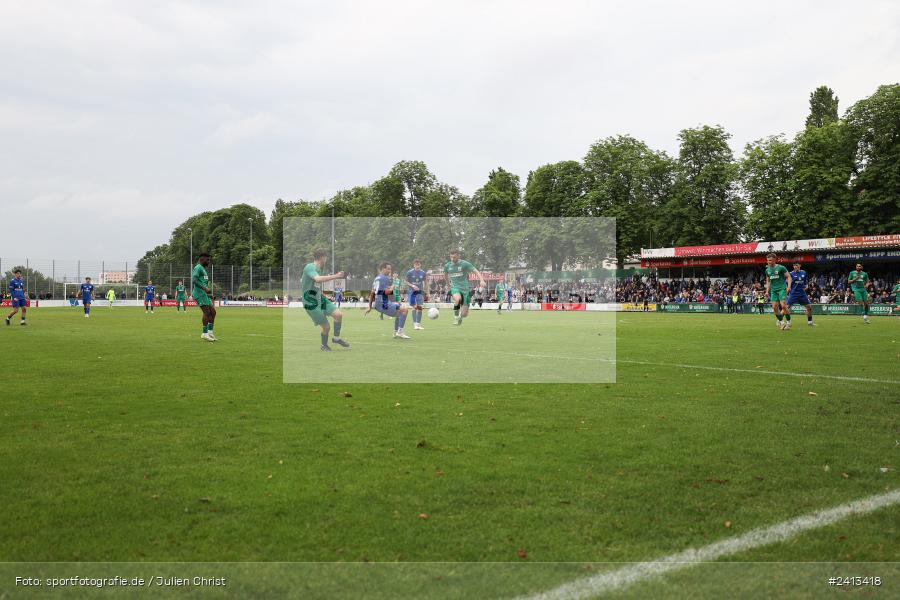 sport, action, Würzburger FV 04, Würzburg, WFV, TSV Großbardorf, TSV, Sepp Endres Sportanlage, Relegation, Landesliga Nordwest, Fussball, Bayernliga Nord, BFV, 01.06.2024 - Bild-ID: 2413418