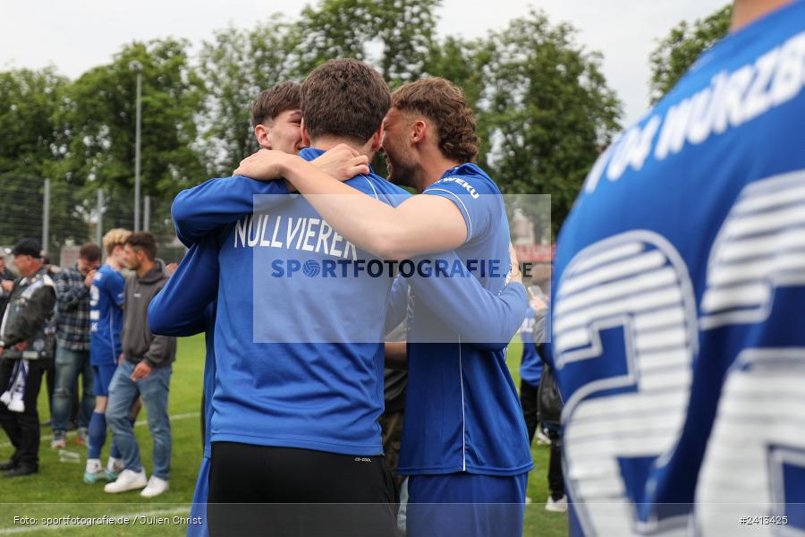 sport, action, Würzburger FV 04, Würzburg, WFV, TSV Großbardorf, TSV, Sepp Endres Sportanlage, Relegation, Landesliga Nordwest, Fussball, Bayernliga Nord, BFV, 01.06.2024 - Bild-ID: 2413425