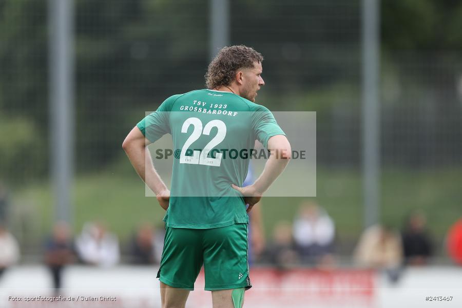 sport, action, Würzburger FV 04, Würzburg, WFV, TSV Großbardorf, TSV, Sepp Endres Sportanlage, Relegation, Landesliga Nordwest, Fussball, Bayernliga Nord, BFV, 01.06.2024 - Bild-ID: 2413467