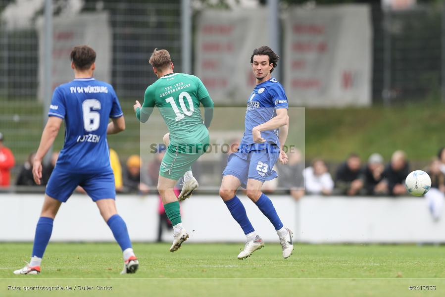 sport, action, Würzburger FV 04, Würzburg, WFV, TSV Großbardorf, TSV, Sepp Endres Sportanlage, Relegation, Landesliga Nordwest, Fussball, Bayernliga Nord, BFV, 01.06.2024 - Bild-ID: 2413533