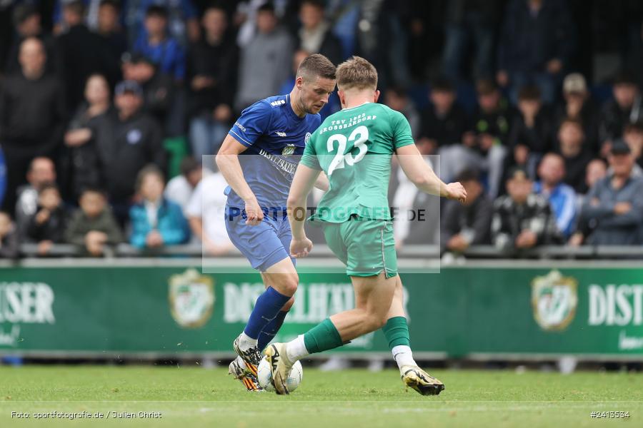 sport, action, Würzburger FV 04, Würzburg, WFV, TSV Großbardorf, TSV, Sepp Endres Sportanlage, Relegation, Landesliga Nordwest, Fussball, Bayernliga Nord, BFV, 01.06.2024 - Bild-ID: 2413534