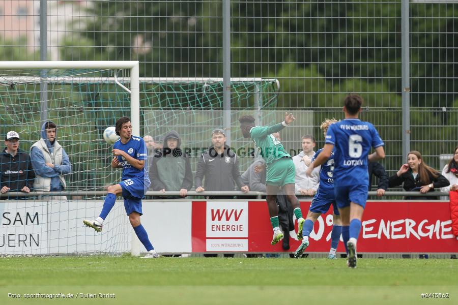 sport, action, Würzburger FV 04, Würzburg, WFV, TSV Großbardorf, TSV, Sepp Endres Sportanlage, Relegation, Landesliga Nordwest, Fussball, Bayernliga Nord, BFV, 01.06.2024 - Bild-ID: 2413562