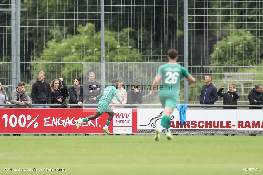 sport, action, Würzburger FV 04, Würzburg, WFV, TSV Großbardorf, TSV, Sepp Endres Sportanlage, Relegation, Landesliga Nordwest, Fussball, Bayernliga Nord, BFV, 01.06.2024 - Bild-ID: 2413567