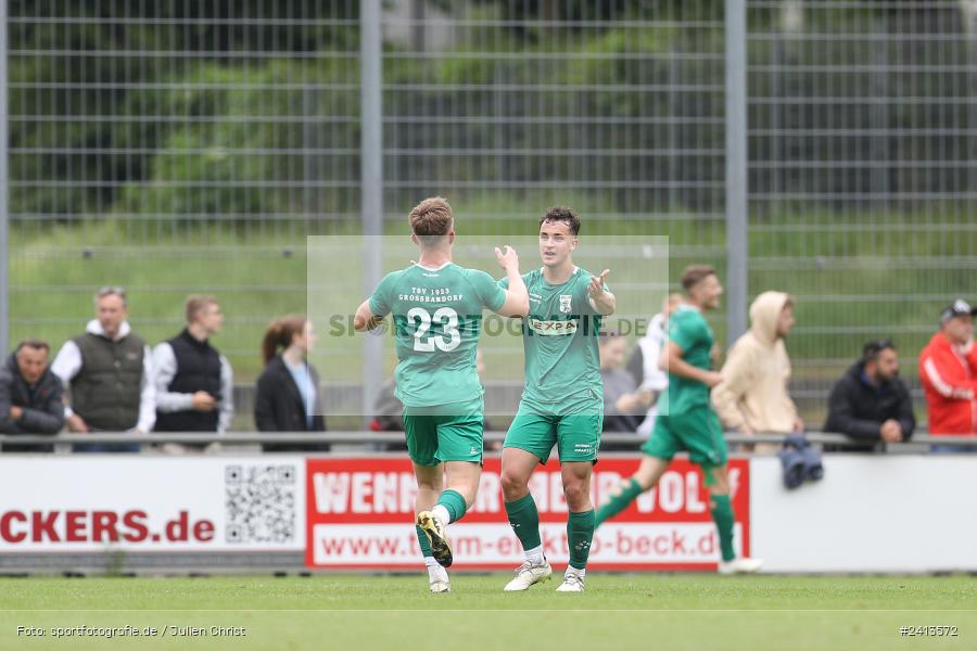 sport, action, Würzburger FV 04, Würzburg, WFV, TSV Großbardorf, TSV, Sepp Endres Sportanlage, Relegation, Landesliga Nordwest, Fussball, Bayernliga Nord, BFV, 01.06.2024 - Bild-ID: 2413572