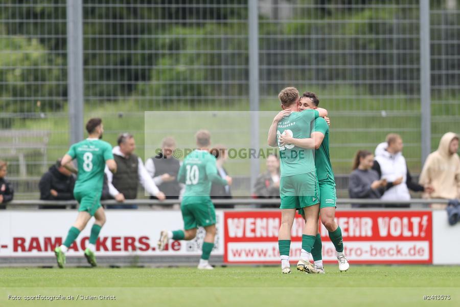 sport, action, Würzburger FV 04, Würzburg, WFV, TSV Großbardorf, TSV, Sepp Endres Sportanlage, Relegation, Landesliga Nordwest, Fussball, Bayernliga Nord, BFV, 01.06.2024 - Bild-ID: 2413573