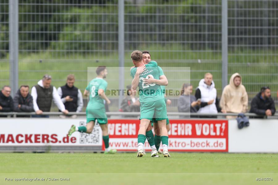 sport, action, Würzburger FV 04, Würzburg, WFV, TSV Großbardorf, TSV, Sepp Endres Sportanlage, Relegation, Landesliga Nordwest, Fussball, Bayernliga Nord, BFV, 01.06.2024 - Bild-ID: 2413576