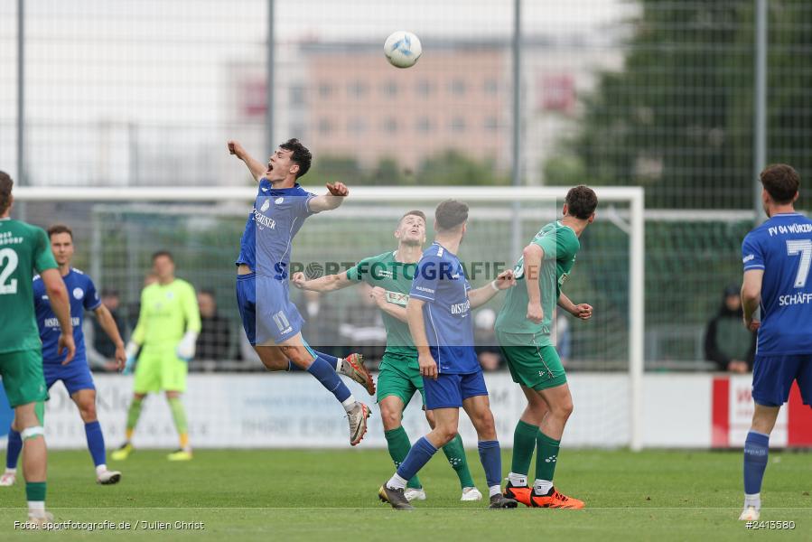 sport, action, Würzburger FV 04, Würzburg, WFV, TSV Großbardorf, TSV, Sepp Endres Sportanlage, Relegation, Landesliga Nordwest, Fussball, Bayernliga Nord, BFV, 01.06.2024 - Bild-ID: 2413580