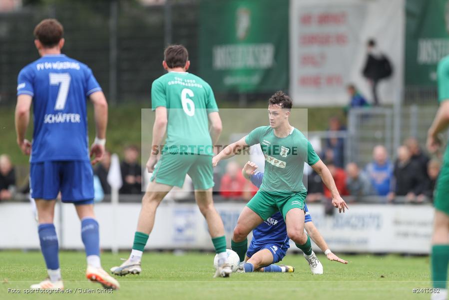 sport, action, Würzburger FV 04, Würzburg, WFV, TSV Großbardorf, TSV, Sepp Endres Sportanlage, Relegation, Landesliga Nordwest, Fussball, Bayernliga Nord, BFV, 01.06.2024 - Bild-ID: 2413582