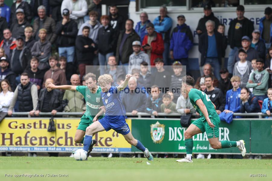 sport, action, Würzburger FV 04, Würzburg, WFV, TSV Großbardorf, TSV, Sepp Endres Sportanlage, Relegation, Landesliga Nordwest, Fussball, Bayernliga Nord, BFV, 01.06.2024 - Bild-ID: 2413594
