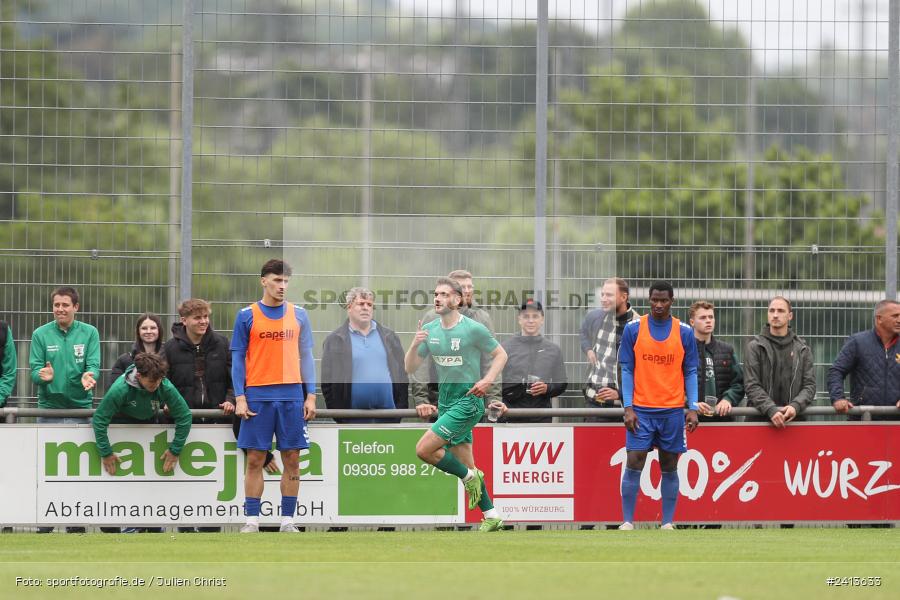 sport, action, Würzburger FV 04, Würzburg, WFV, TSV Großbardorf, TSV, Sepp Endres Sportanlage, Relegation, Landesliga Nordwest, Fussball, Bayernliga Nord, BFV, 01.06.2024 - Bild-ID: 2413633
