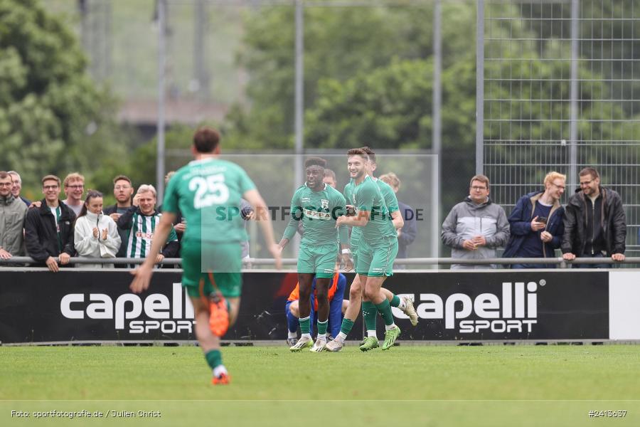 sport, action, Würzburger FV 04, Würzburg, WFV, TSV Großbardorf, TSV, Sepp Endres Sportanlage, Relegation, Landesliga Nordwest, Fussball, Bayernliga Nord, BFV, 01.06.2024 - Bild-ID: 2413637