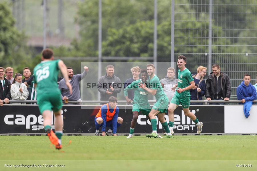 sport, action, Würzburger FV 04, Würzburg, WFV, TSV Großbardorf, TSV, Sepp Endres Sportanlage, Relegation, Landesliga Nordwest, Fussball, Bayernliga Nord, BFV, 01.06.2024 - Bild-ID: 2413638